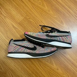 Nike flyknit racers multi-color